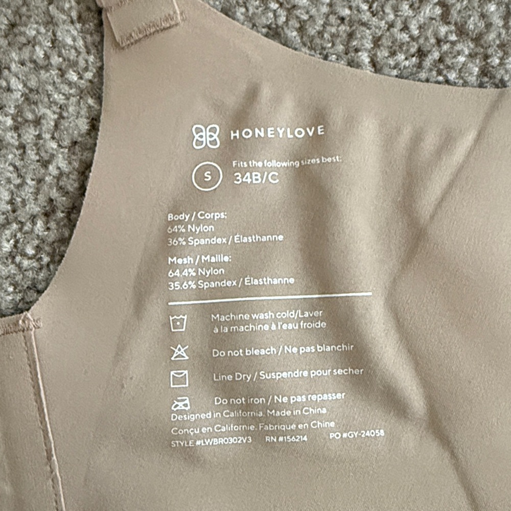 Honeylove CrossOver Bra Sand 34 B/C - Picture 4 of 5